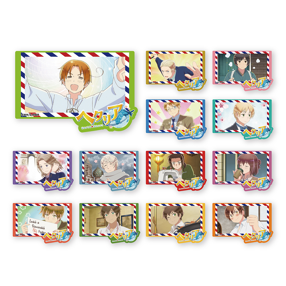 トレーディングアクリルマグネット |アニメ「ヘタリア World☆Stars 