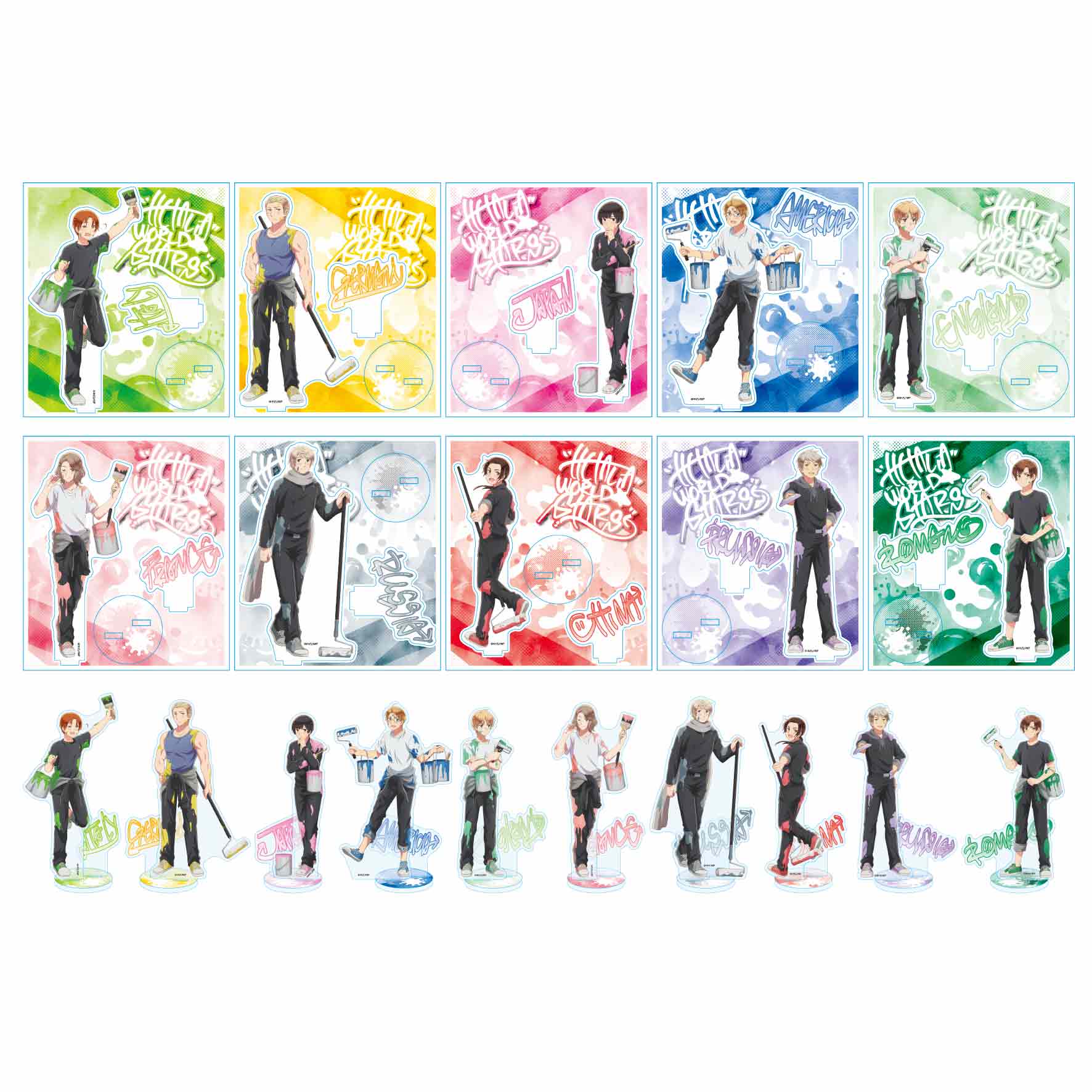 アクリルスタンド |アニメ「ヘタリア World☆Stars」公式サイト