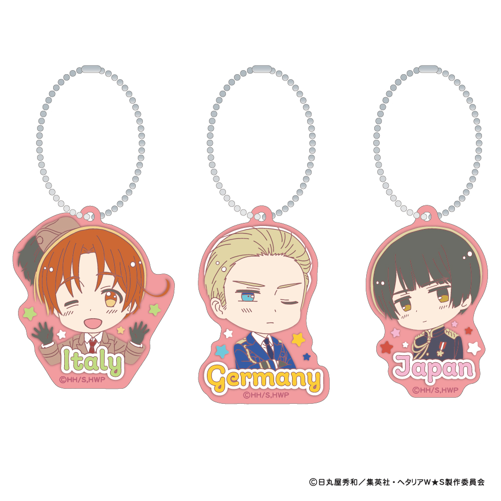 日本　おみくじ　キーホルダー　【ヘタリア】 d➕ヘタリア➕ 日本 おみくじ キーホルダー ヘタリア Webくじ 日本